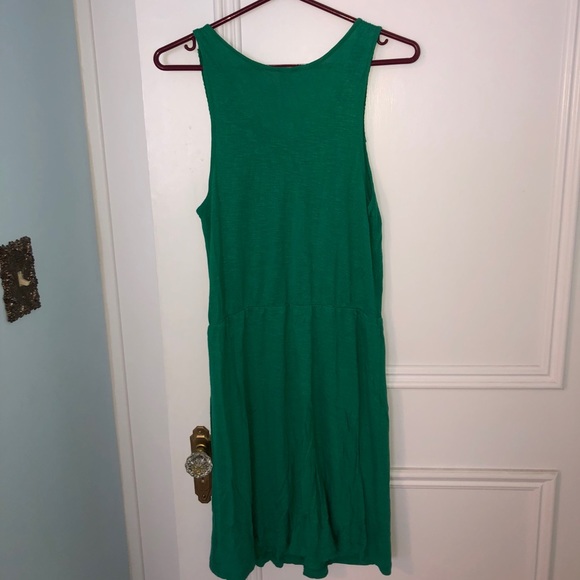 Old Navy Green Sleeveless Dress With Crochet Collar - Picture 2 of 3